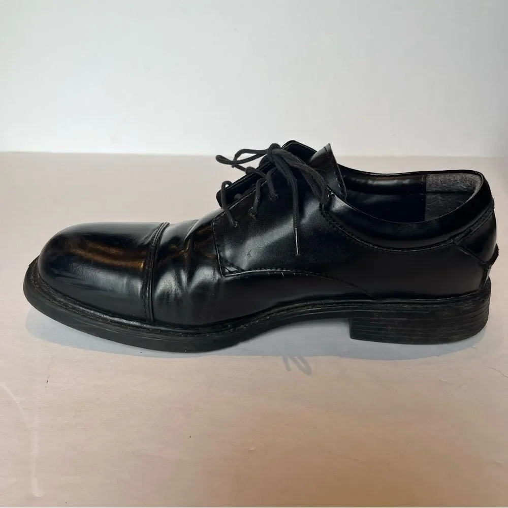 Nunn Bush Classic Black Men's Dress Shoes Lace Up Size 9M Oxfords